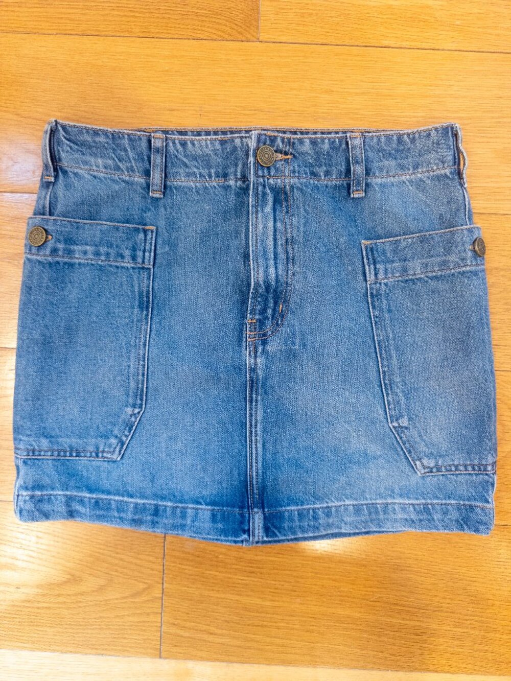 Frame Denim Morey Cargo Mini Skirt Size 27